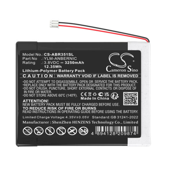 Battery for Anbernic RG35XX Handheld Game Emulator Console 3.5 Inch - Image 2