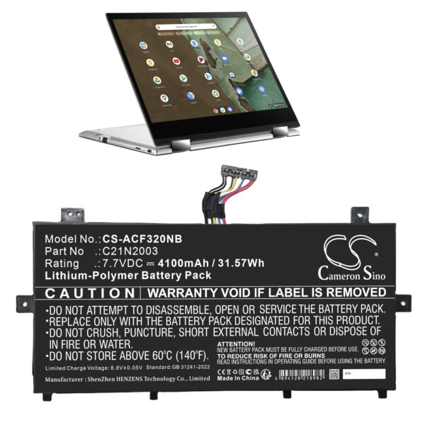Battery for Asus C235VA - Image 2
