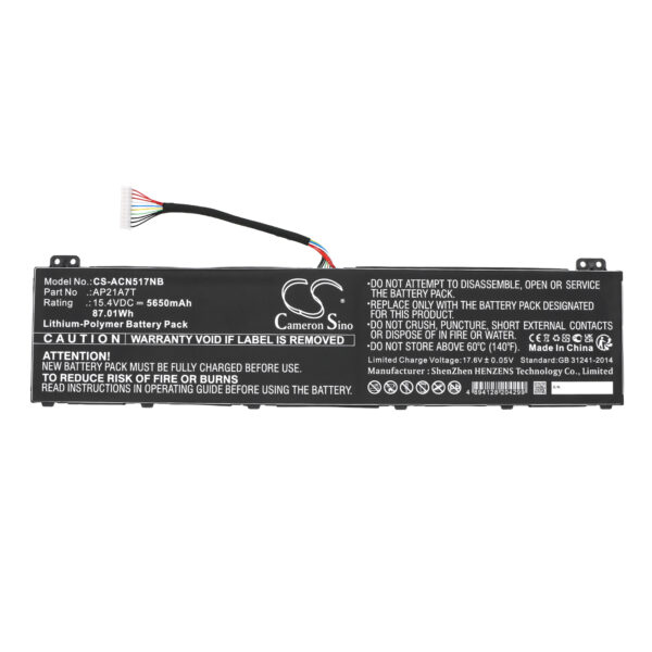 Battery for Acer Nitro 5 AN517-55-50P0 - Image 2
