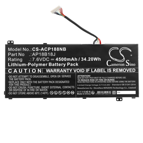 Battery for Acer Aspire 3 A314-32 - Image 2