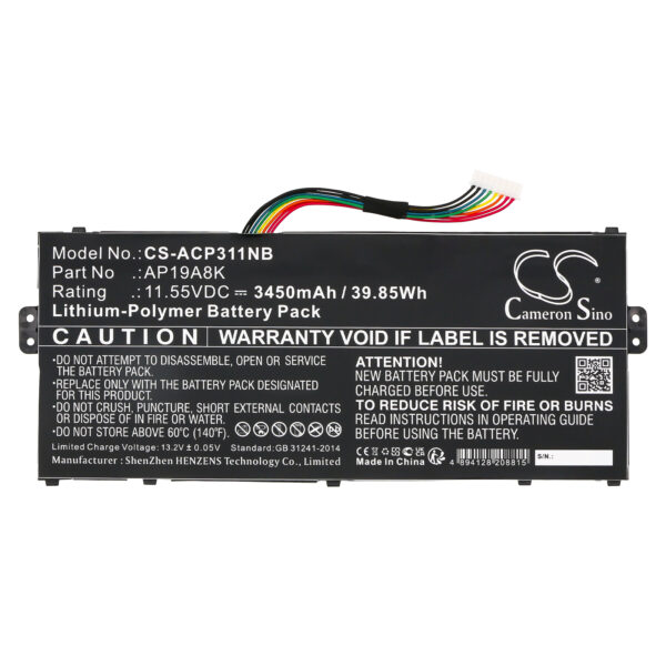 Battery for Acer Chromebook Spin 11 CP311-1HN-C3E3 - Image 2