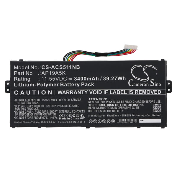 Battery for Acer Chromebook Spin 511 R752T-C3M5 - Image 2