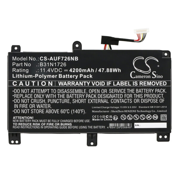 Battery for Asus TUF Gaming A17 FA706II-H7004T - Image 2