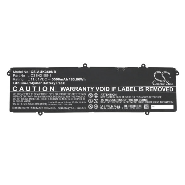 Battery for Asus K3605VU - Image 2