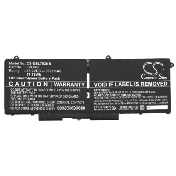 Battery for DELL Latitude 5330 - Image 2