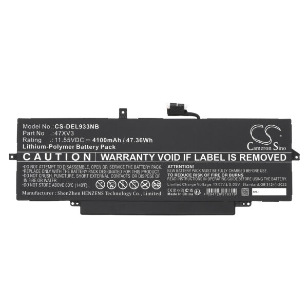 Battery for DELL Latitude 9330 - Image 2