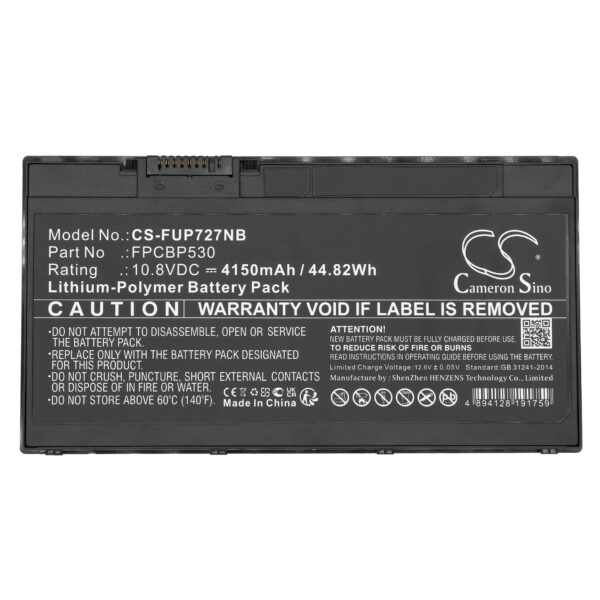 Battery for Fujitsu LifeBook U727 - Image 2