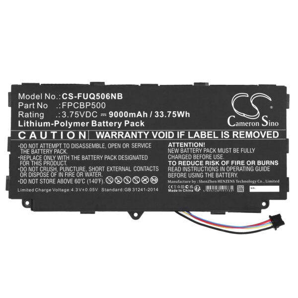 Battery for Fujitsu Arrows Tab Q506 - Image 2