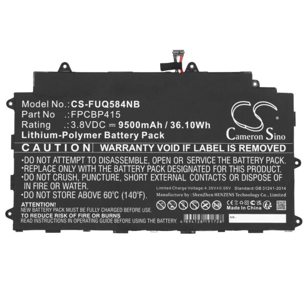 Battery for Fujitsu Stylistic Q584 - Image 2
