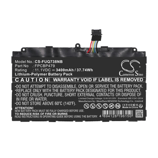 Battery for Fujitsu Stylistic Q665 - Image 2