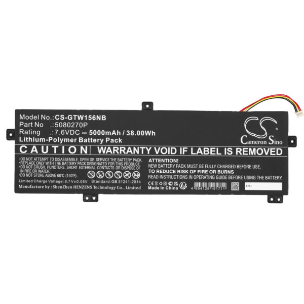 Battery for Gateway GWTN156-11BK - Image 2