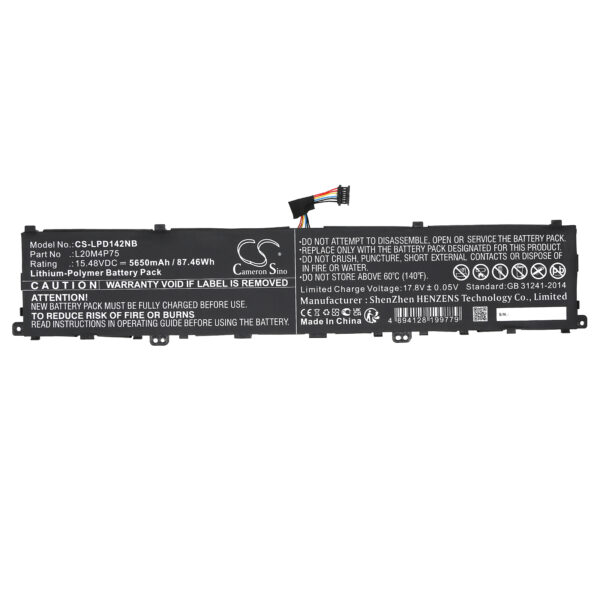 Battery for Lenovo ThinkPad P1 Gen 4 20Y3000KMS - Image 2