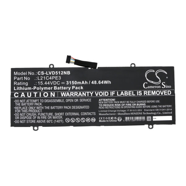 Battery for Lenovo IdeaPad Duet 5 12IRU8 83B3001HPH - Image 2