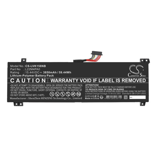 Battery for Lenovo LOQ 15APH8 82XT0002US - Image 2