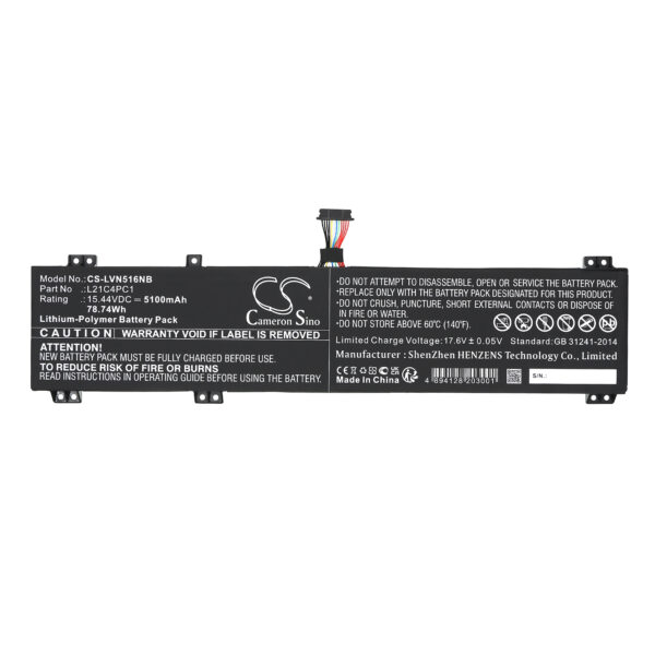 Battery for Lenovo Legion 5 Pro 16IAH7H 82RF005PID - Image 2