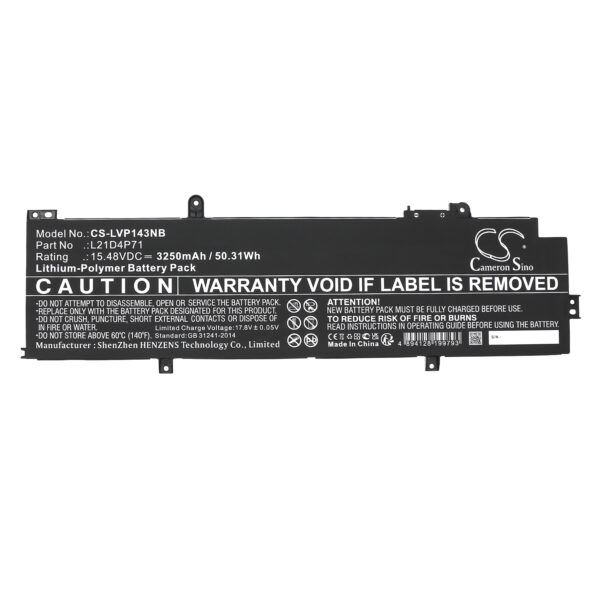Battery for Lenovo ThinkPad P14s Gen 3(AMD)21J5000LMZ - Image 2