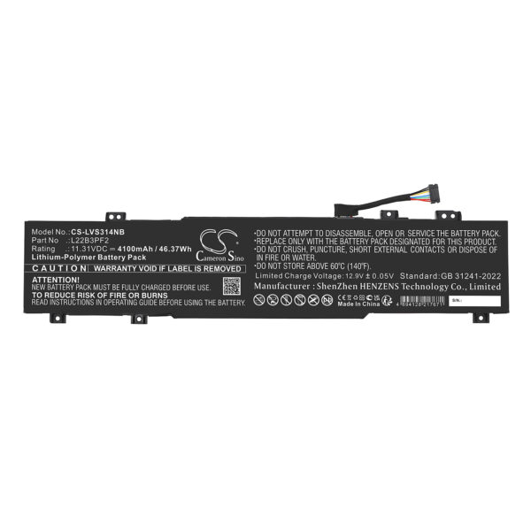 Battery for Lenovo IdeaPad Slim 3 14ABR8 82XL000JHH - Image 2