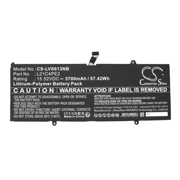 Battery for Lenovo Yoga 6 13ALC7 82UD006HKR - Image 2