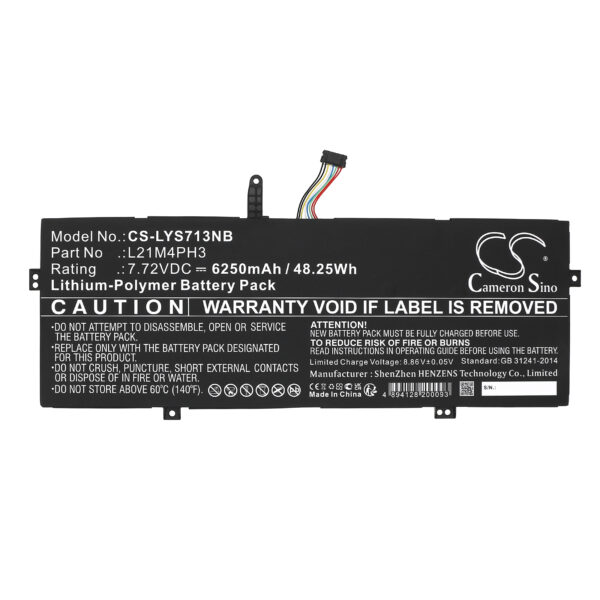 Battery for Lenovo Yoga Slim 7 Carbon 13IAP7 82U9003GPB - Image 2