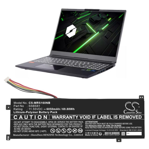 Battery for Mechrevo 16 Pro - Image 2