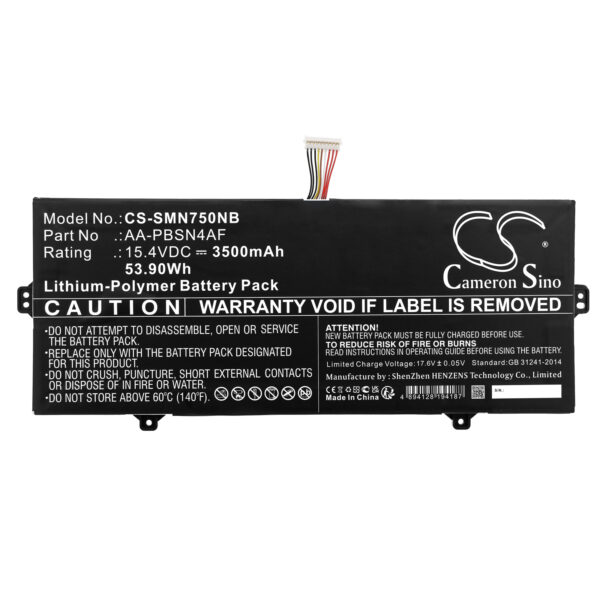 Battery for Samsung Galaxy Book Mystic Silver NP750XDA-KD1IT - Image 2