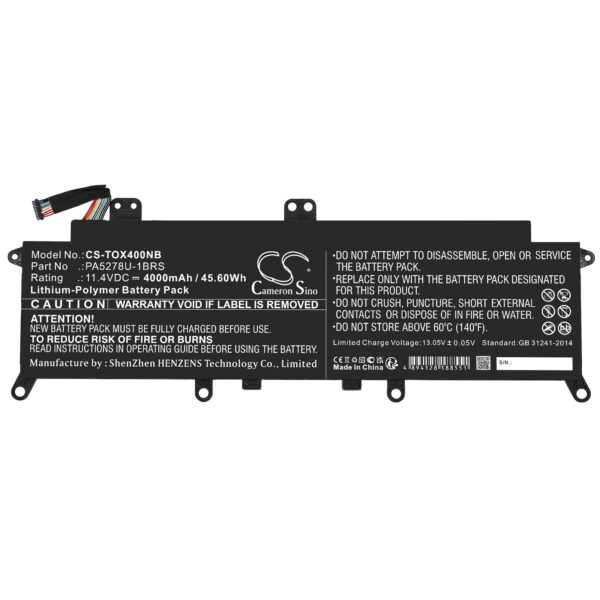 Battery for Toshiba Tecra X40-D-145 - Image 2