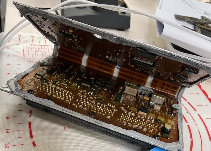 ECU internal view