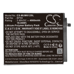 Battery for Xiaomi Pad 6S Pro 12.4