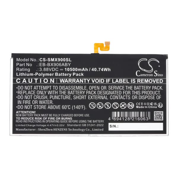 Battery for Samsung Galaxy Tab S8 Ultra - Image 2