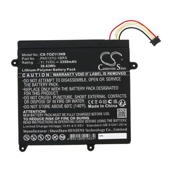 Battery for Toshiba Portege Z10T-A - Image 2