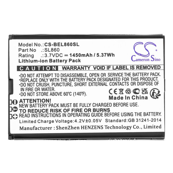 Battery for Bea-fon SL860 Touch - Image 2