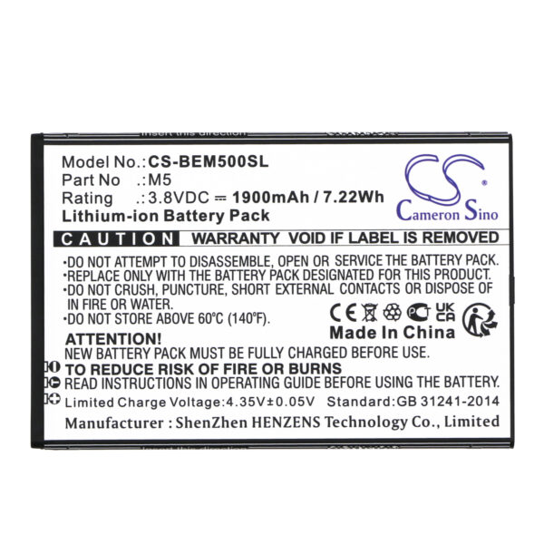 Battery for Bea-fon M5 - Image 2