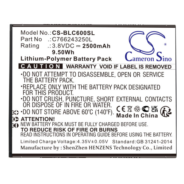 Battery for BLU C6 - Image 2