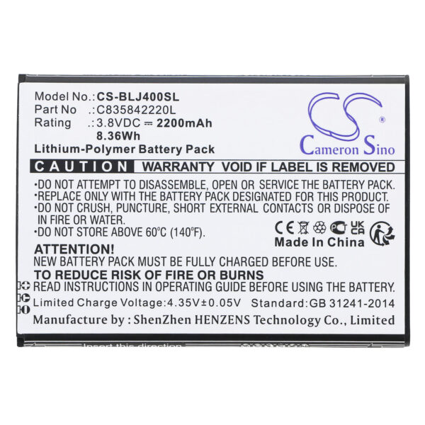 Battery for BLU J4 - Image 2