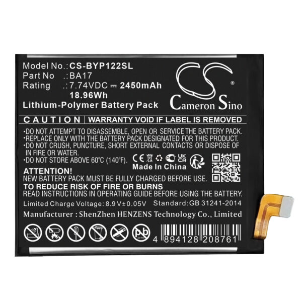 Battery for VIVO IQOO 12 Pro