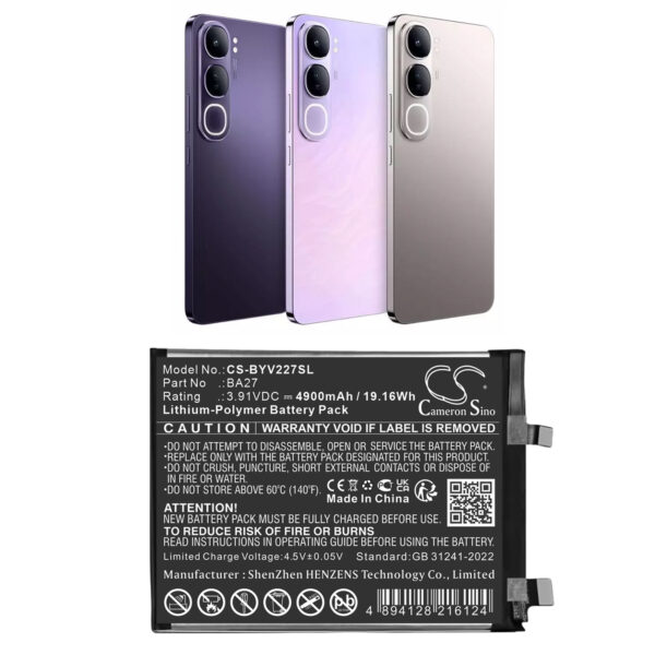 Battery for VIVO V2279A - Image 2