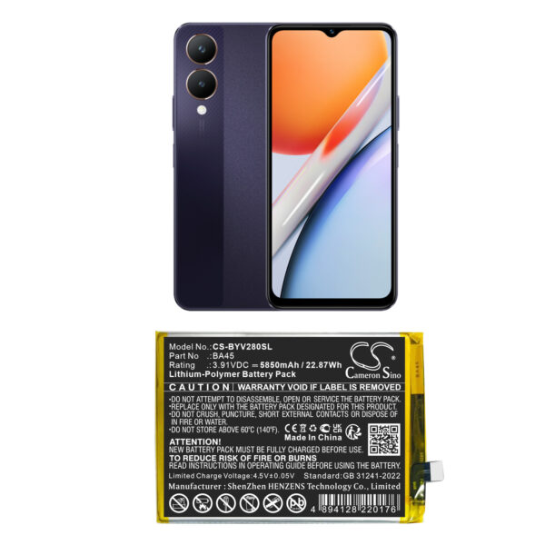 Battery for VIVO V2318A - Image 2