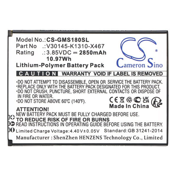 Battery for Gigaset GS180 - Image 2
