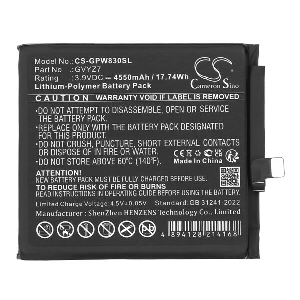 Battery for Google GEC77 - Image 2