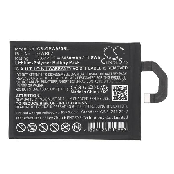 Battery for Google GC15S - Image 2