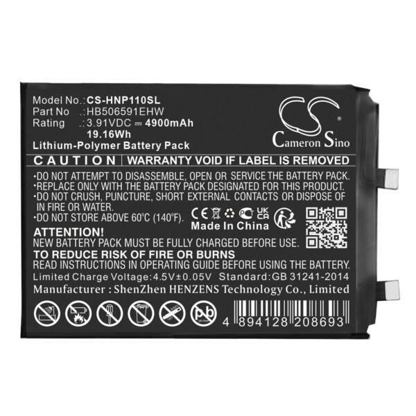 Battery for Honor 100 Pro