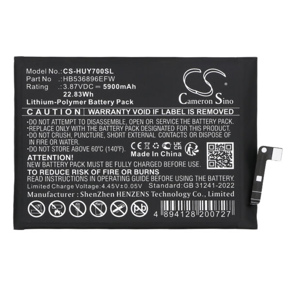 Battery for Huawei Nova Y70 - Image 2