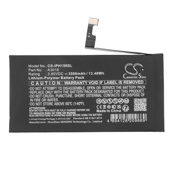 Battery for Apple iPhone 15 - Image 2