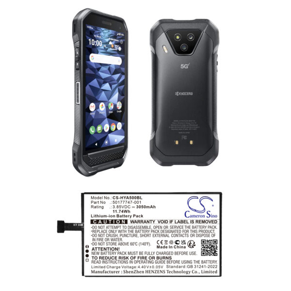 Battery for Kyocera DuraForce Ultra 5G