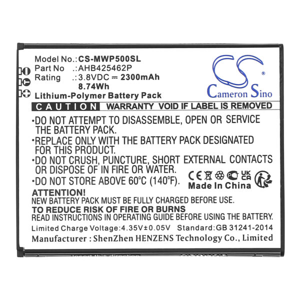 Battery for Maxwest Nitro 5P - Image 2