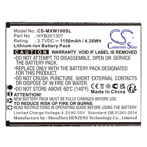 Battery for Budget Mobile MXW1 - Image 2