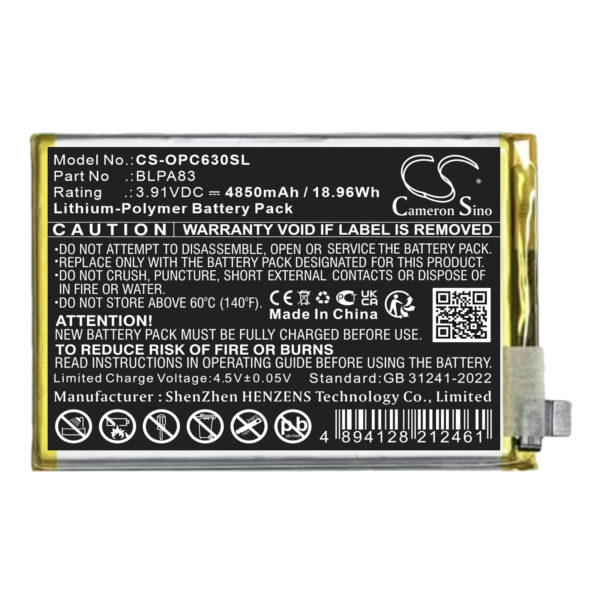 Battery for OPPO RMX3939