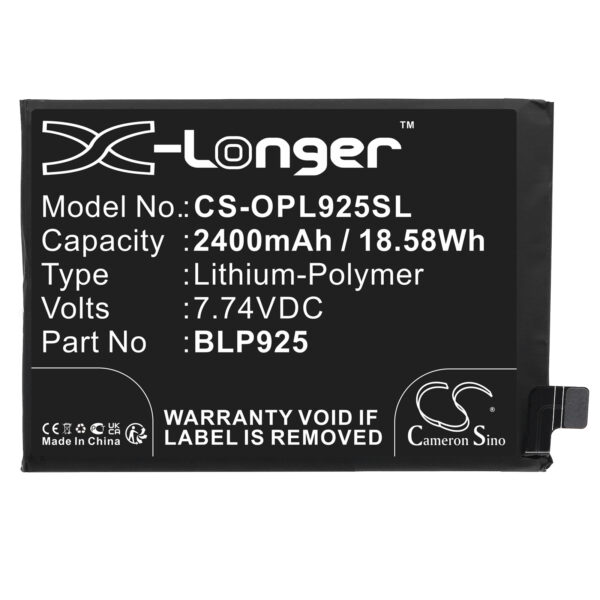 Battery for OPPO Realme GT Neo 3 5G 2022 150W - Image 2