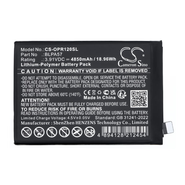 Battery for OPPO CPH2629 - Image 2