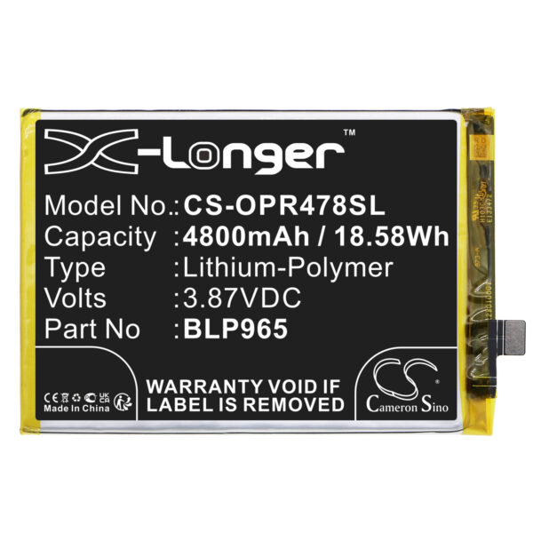 Battery for OPPO K10x 5G - Image 2